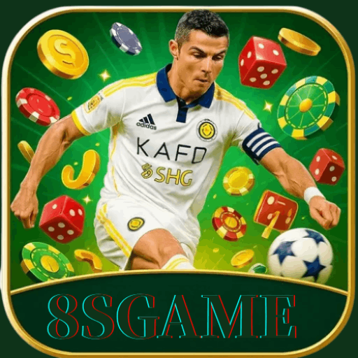 Imagem promocional da 8SGAME mostrando a plataforma e suas vantagens