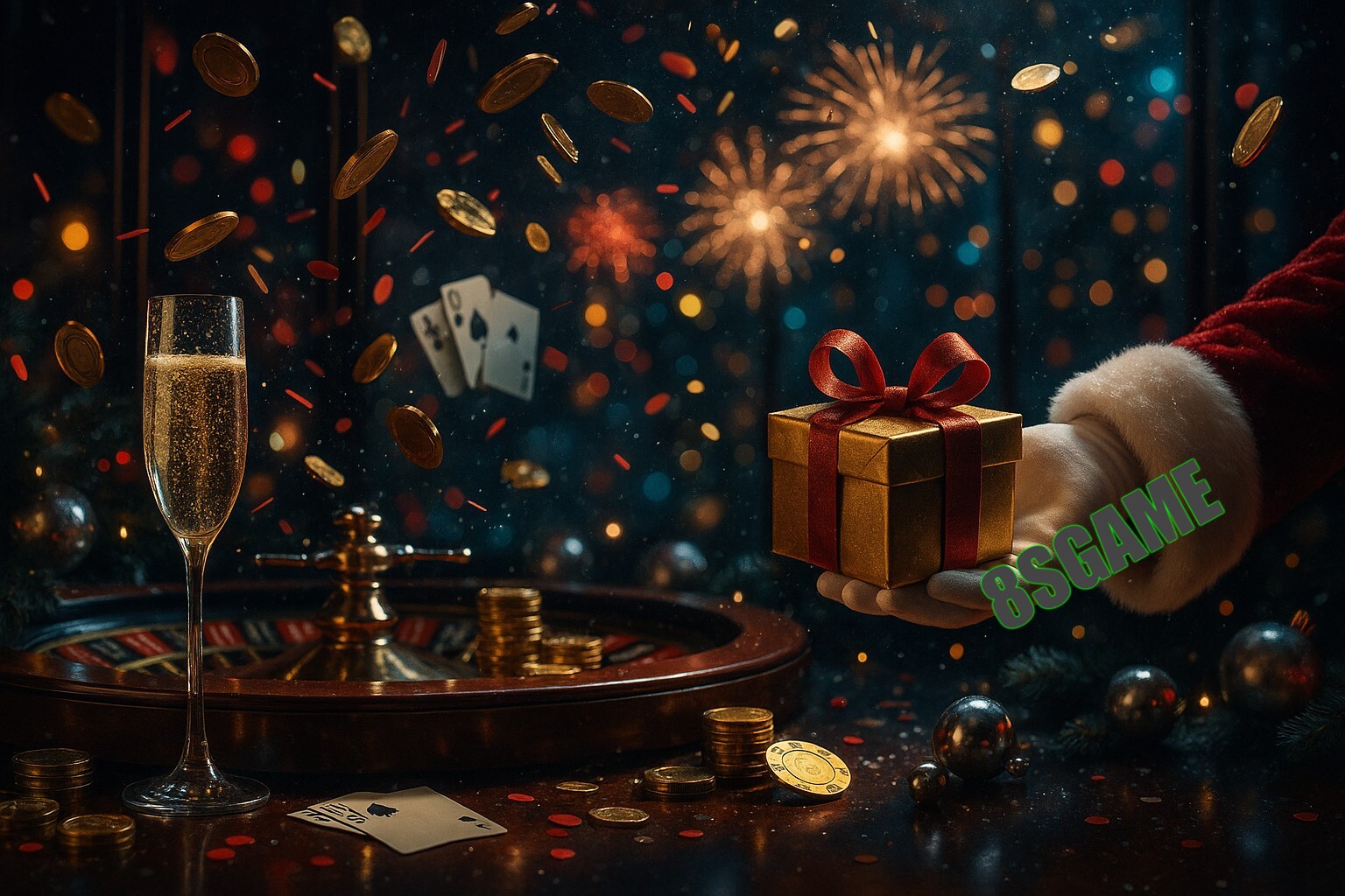 Promoções de Ano Novo no 8SGAME
